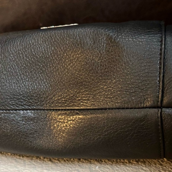 Coach Black Leather Isabelle Black Shoulder Bag - Picture 2 of 5